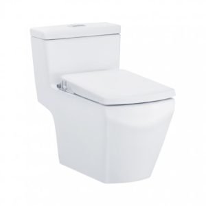 Bàn Cầu 1 khối COTTO C107127(CN) Tetragon Nắp Êm